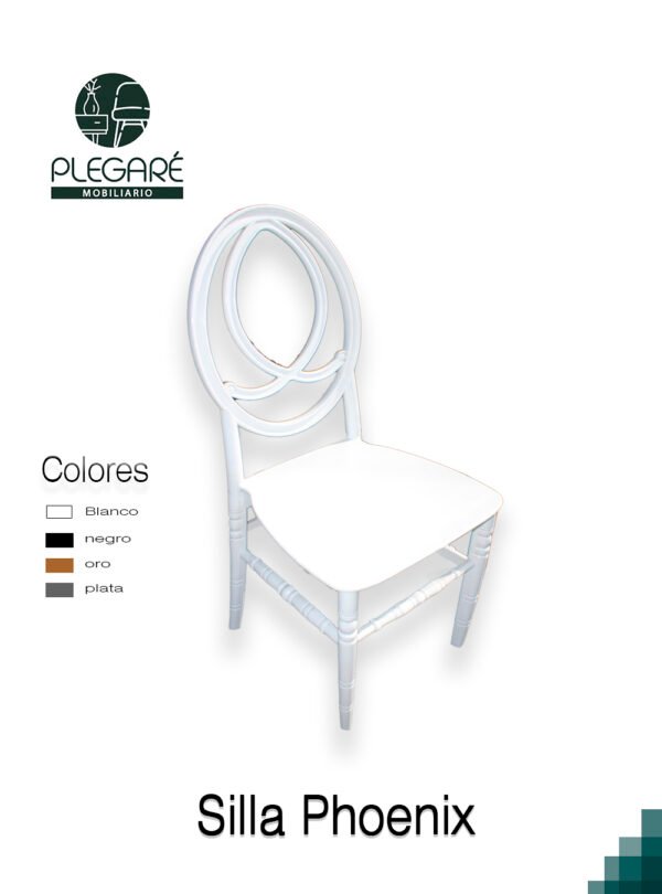 Silla Phoenix color blanco