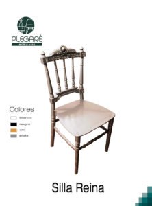 Silla Reina Plata