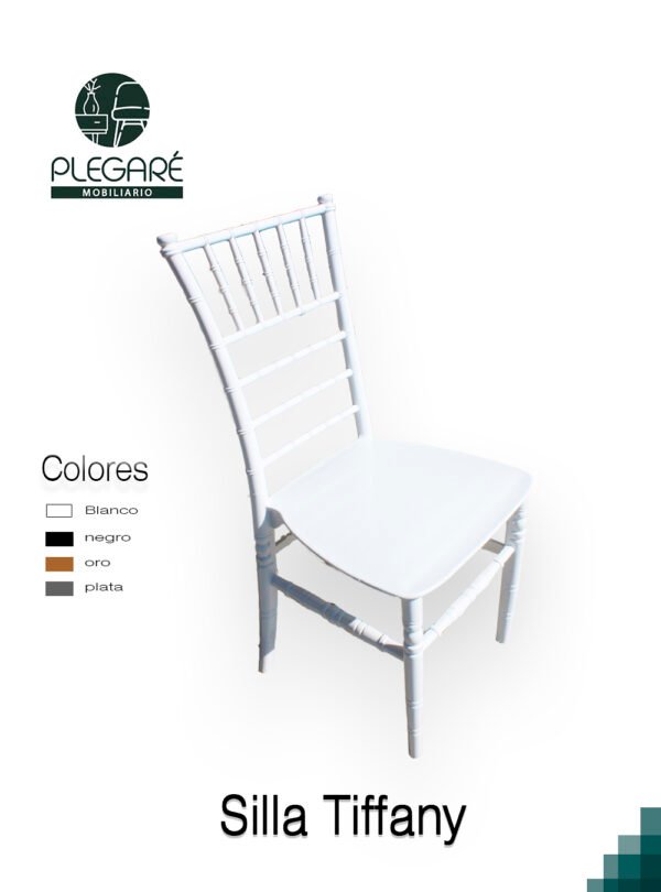 Silla Tiffany color blanco